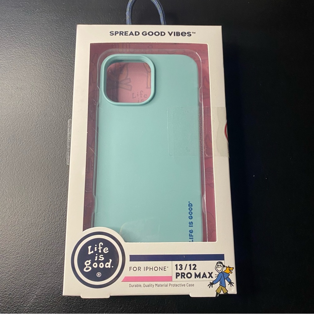 Life is Good Iphone 12 or 13 Pro Max case